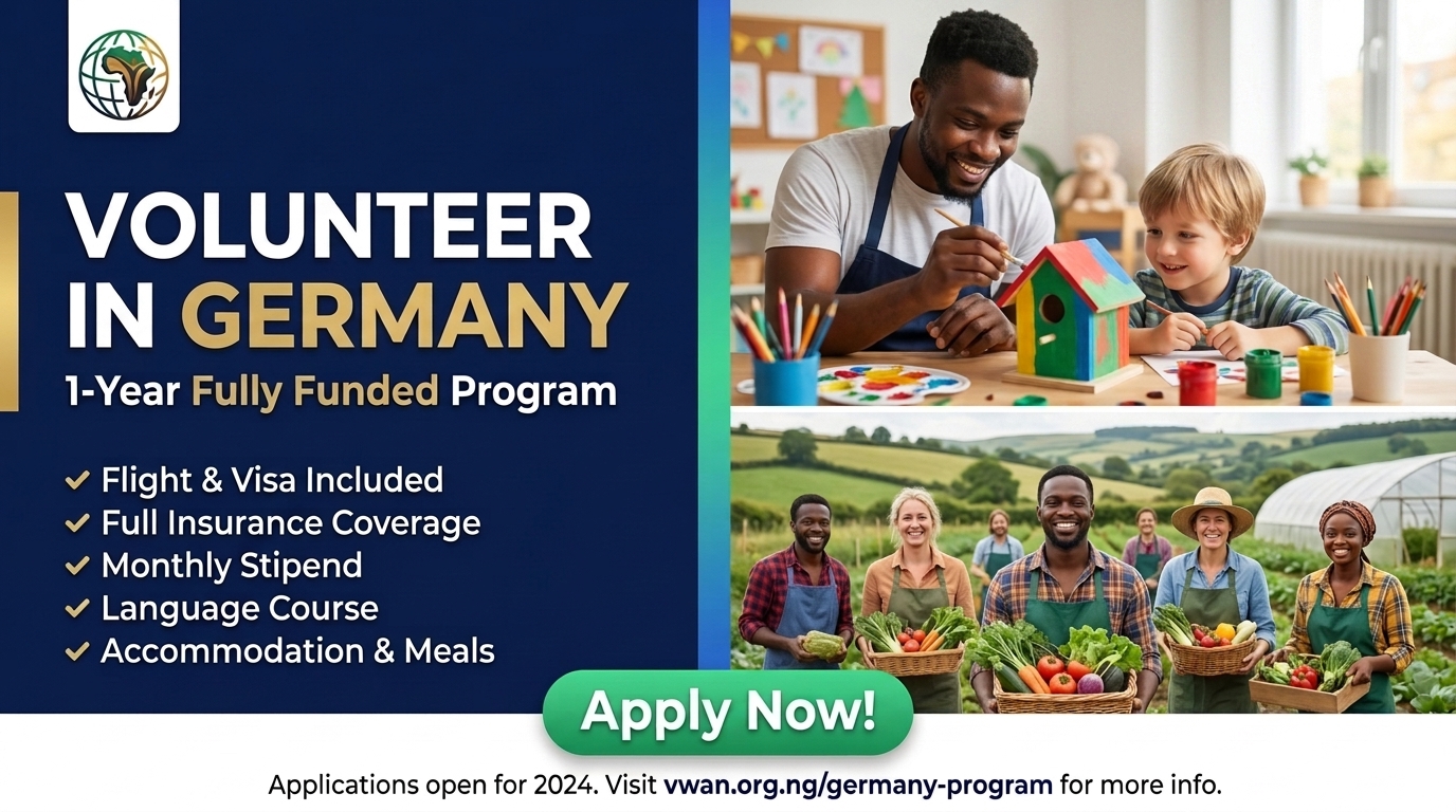 🇩🇪 VOLUNTARY SERVICE IN GERMANY (1 YEAR)